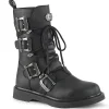 Hot Demonia Cult Bolt-265 Black Vegan Leather