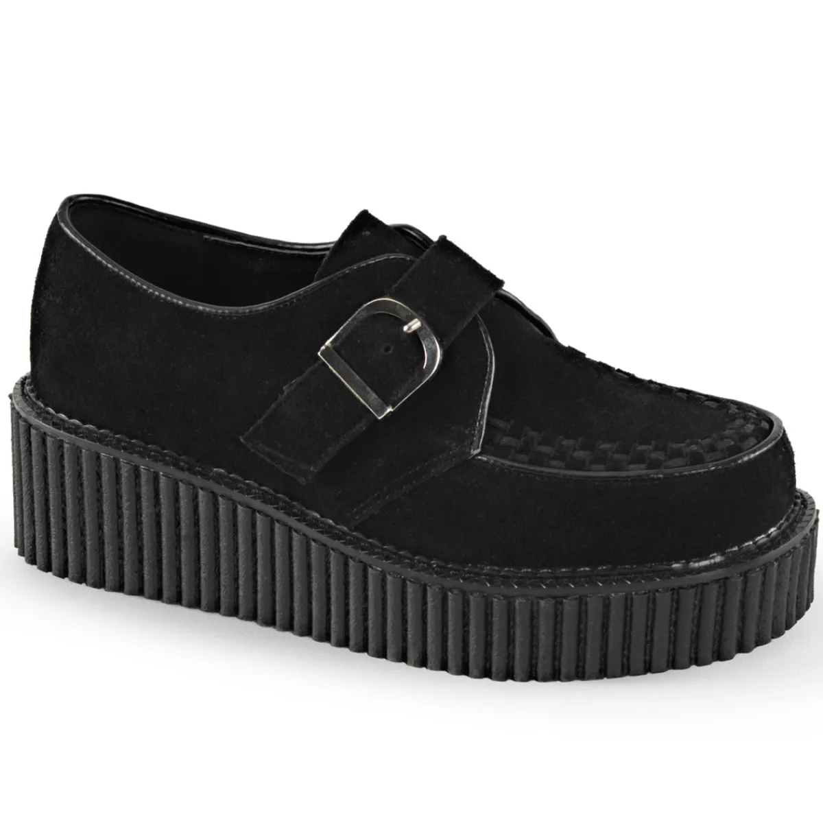 creeper_0-4.webp Clearance Demonia Cult Creeper-118 Black Vegan Suede