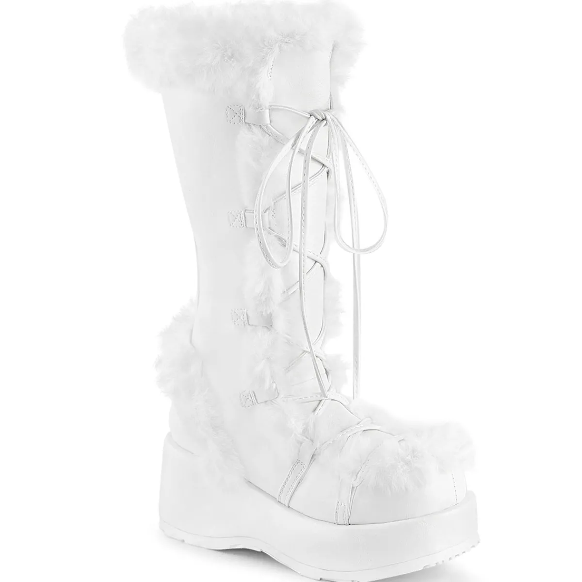 cubby_0-1.webp Store Demonia Cult Cubby-311 White Vegan Leather