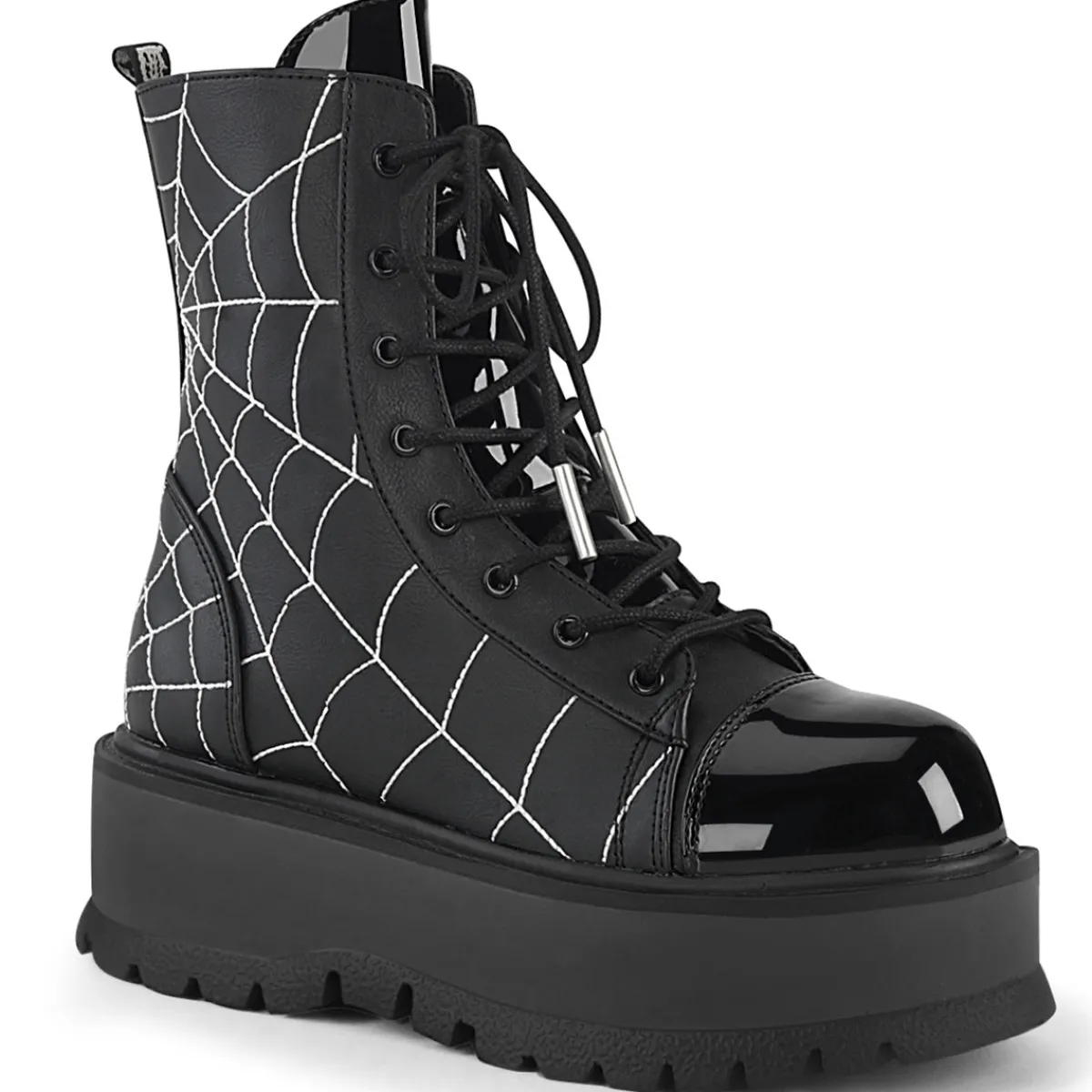 slacker_0-15.webp Best Demonia Cult Slacker-88 Black Vegan Leather- Patent