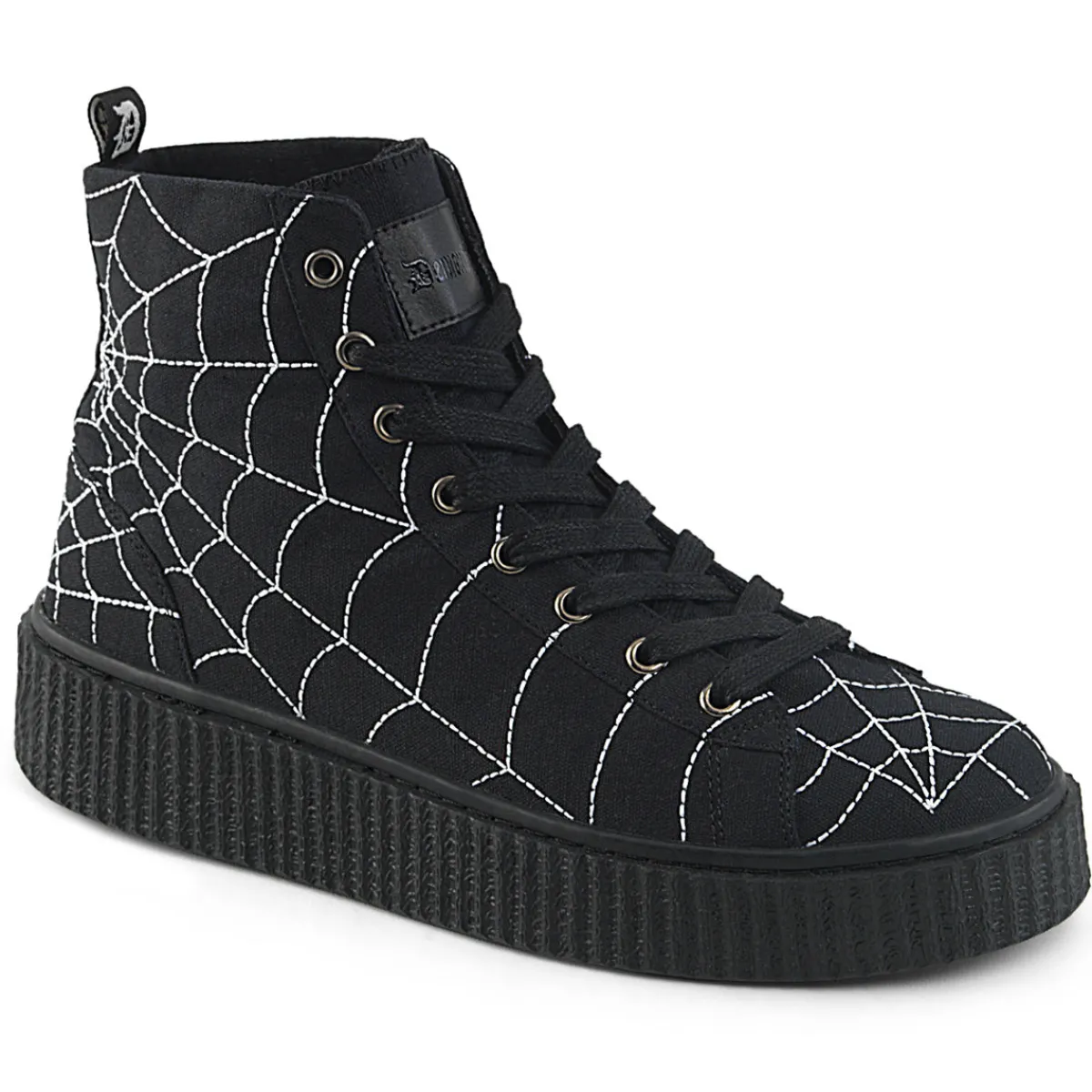 sneeker_0-3.webp Sale Demonia Cult Sneeker-250 Black Canvas