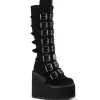 Discount Demonia Cult Swing-815 Black Velvet