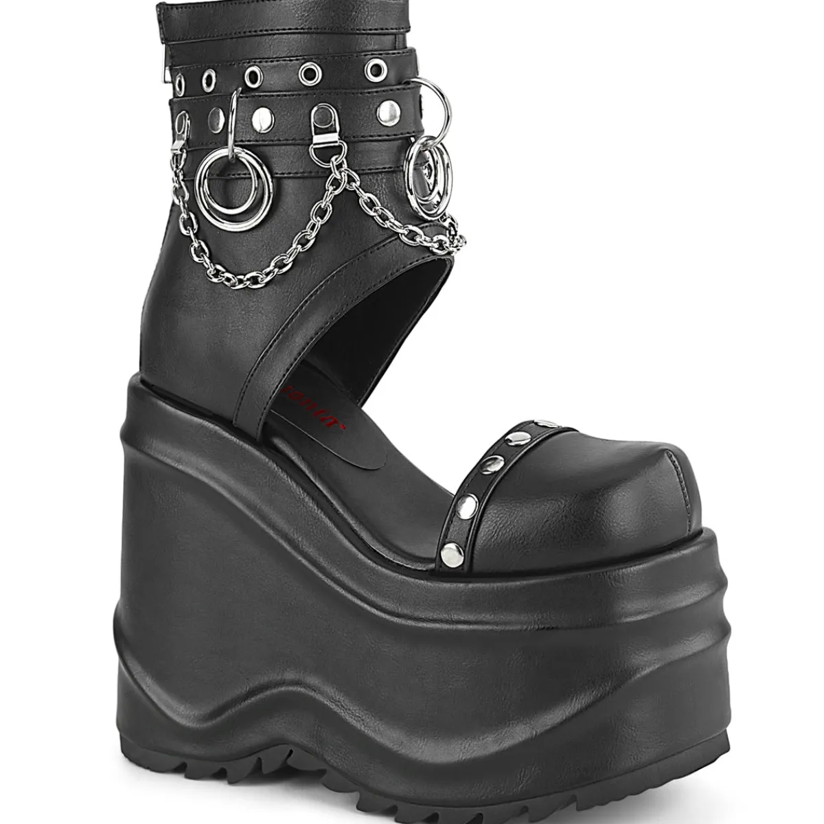wave_0-15.webp Hot Demonia Cult Wave-22 Black Vegan Leather